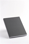 Gæstebog - Gæstebøger A4 grå lærred model Boston